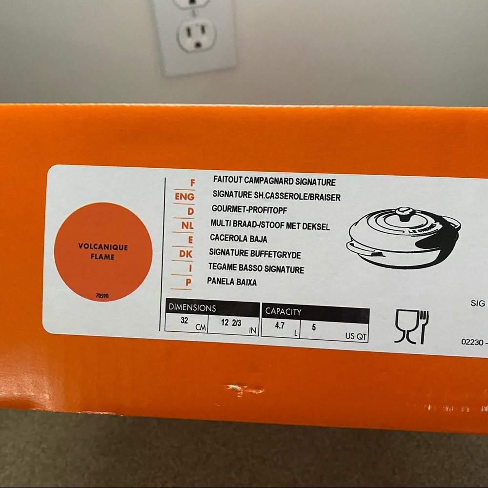 Le Creuset new #32 5qt volcanic - Picture 6 of 12